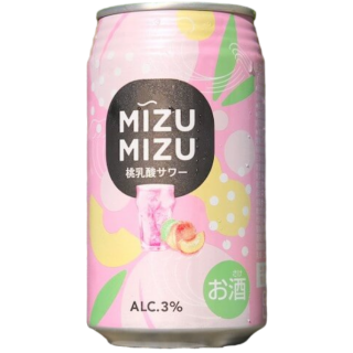 MIZUMIZU 水蜜桃乳酸沙瓦 350ML (24入)