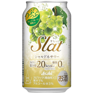 朝日 Slat 夏多內葡萄沙瓦 350ml