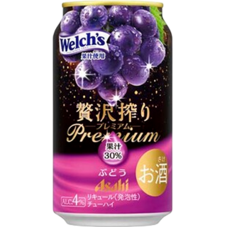 朝日 豪華鮮榨 葡萄 贅沢啤酒 350ml