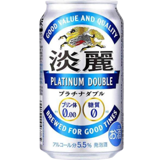 麒麟淡麗雙白金啤酒350ml